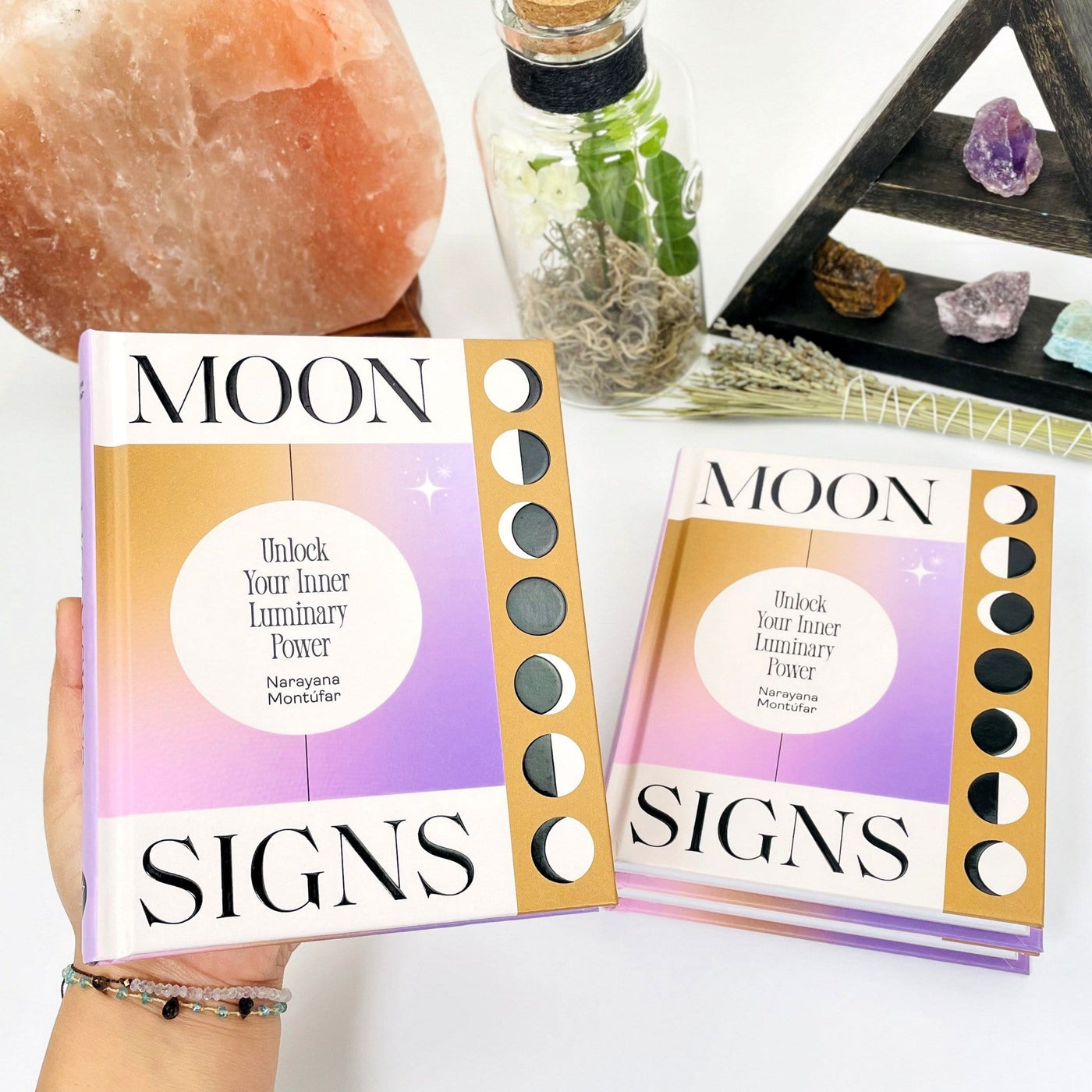 Moon Signs book in a hand