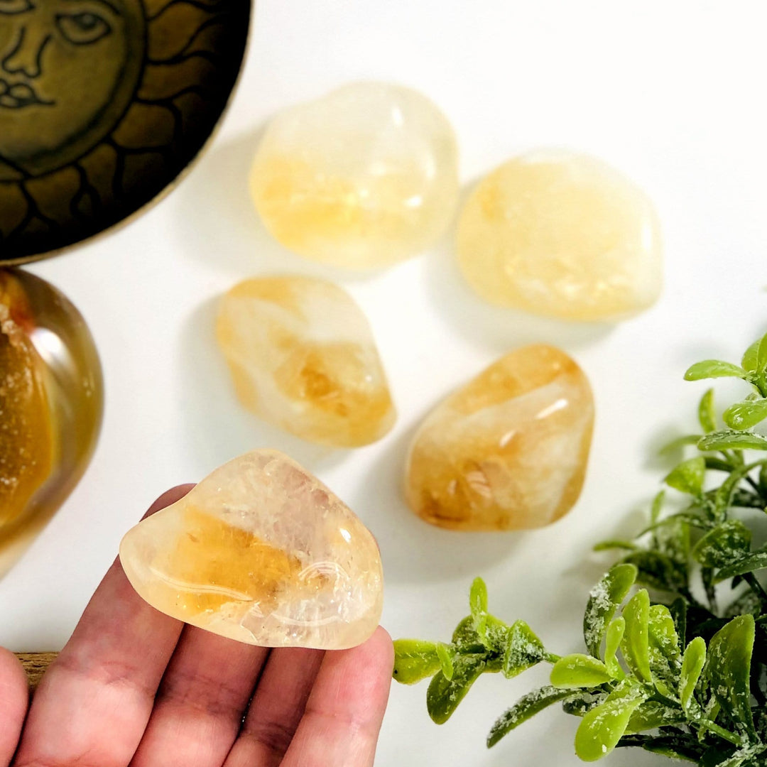 Citrine Crystal Tumbled Gemstones - Main Image