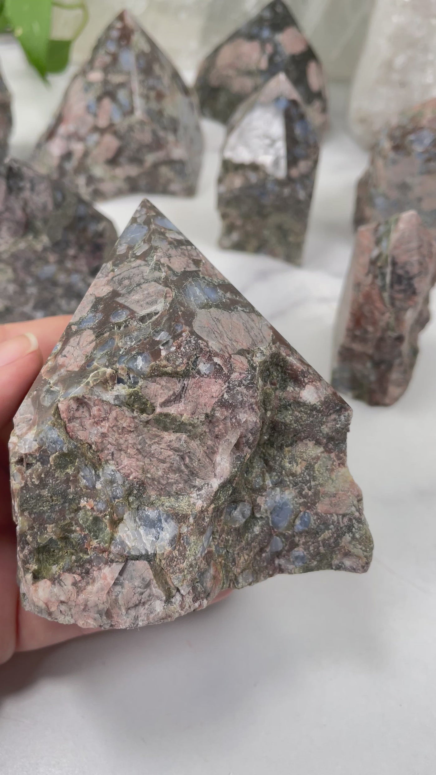 Rhyolite Semi-Polished Points - By Weight -