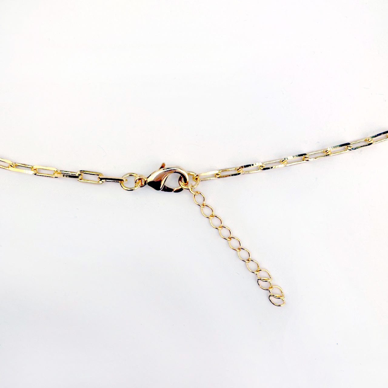Large Link Chain and lobster clasp, showing extra chain that makes it adjustable size