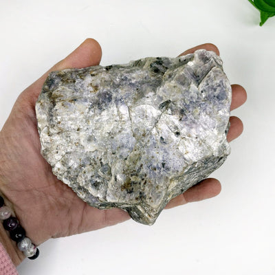 Lepidolite Mica Chunk showing other side of the stone