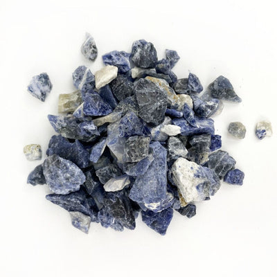 Sodalite Stones in a pile - 1 bag of approximately 150grams