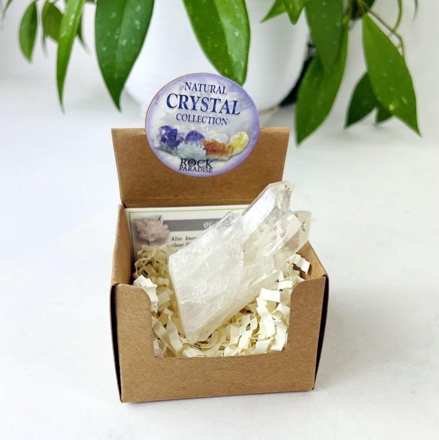 Natural Crystal Collection  - crystal in a box