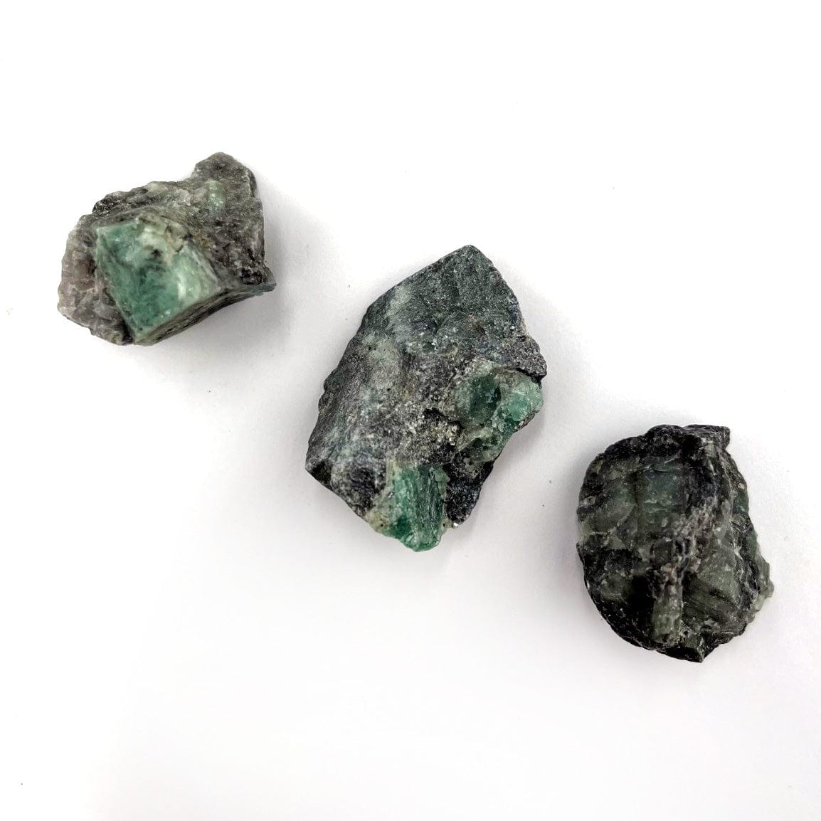3 Emerald Natural Stones