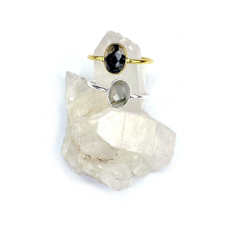 Gemstone Rings  - on a crystal