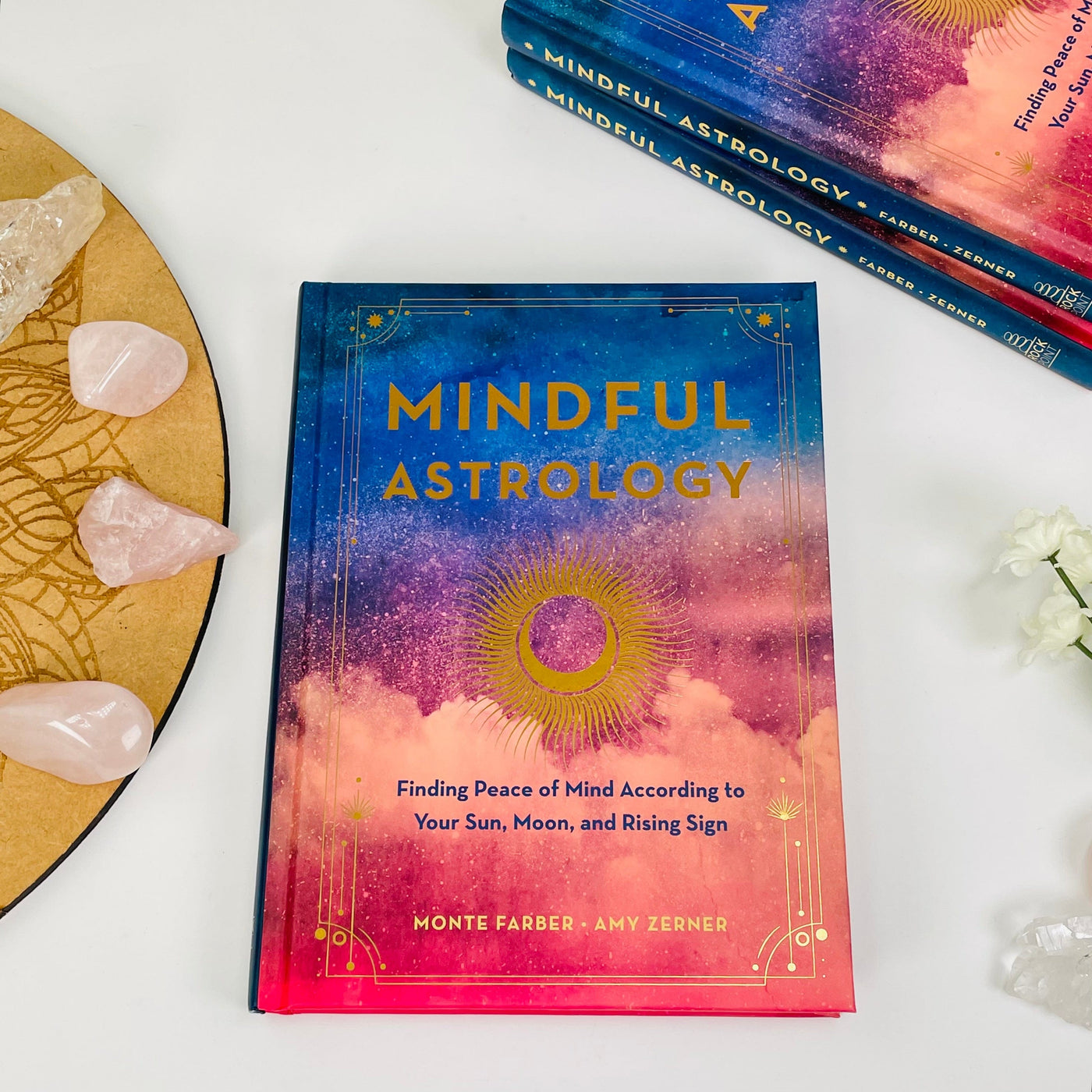 front cover of mindful astrology by Monte Farber and Amy Zerner  