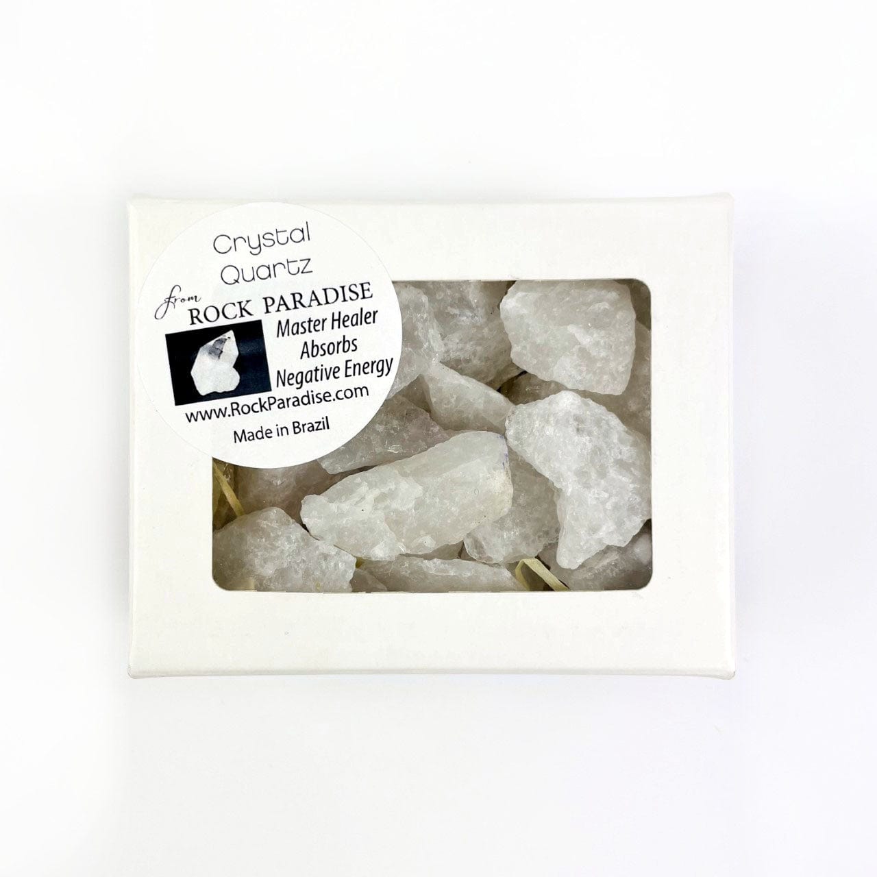 Crystal Quartz Chubbie Box of Stones