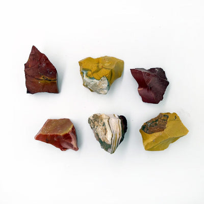 6 Mookaite Natural Stones