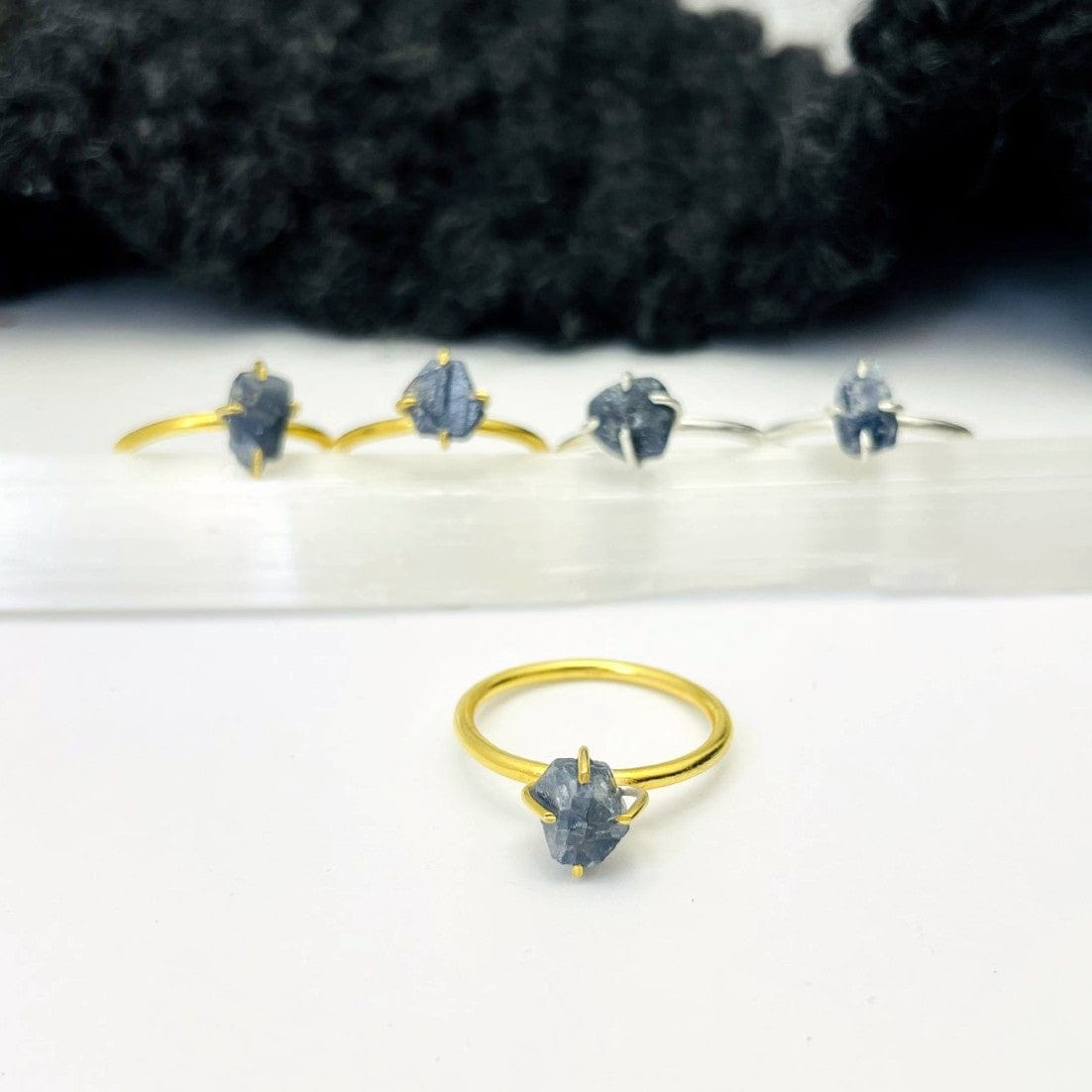 Sapphire Gemstone Rings in Gold and Silver
