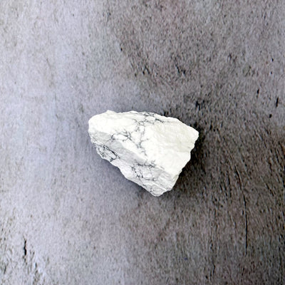1 White Howlite Natural Stone