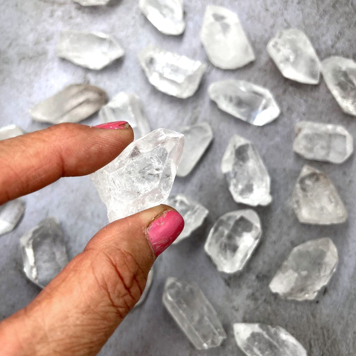 Clear Quartz Rough Stone - Natural Crystal You Choose Quantity