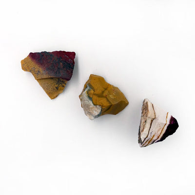 3 Mookaite Natural Stones