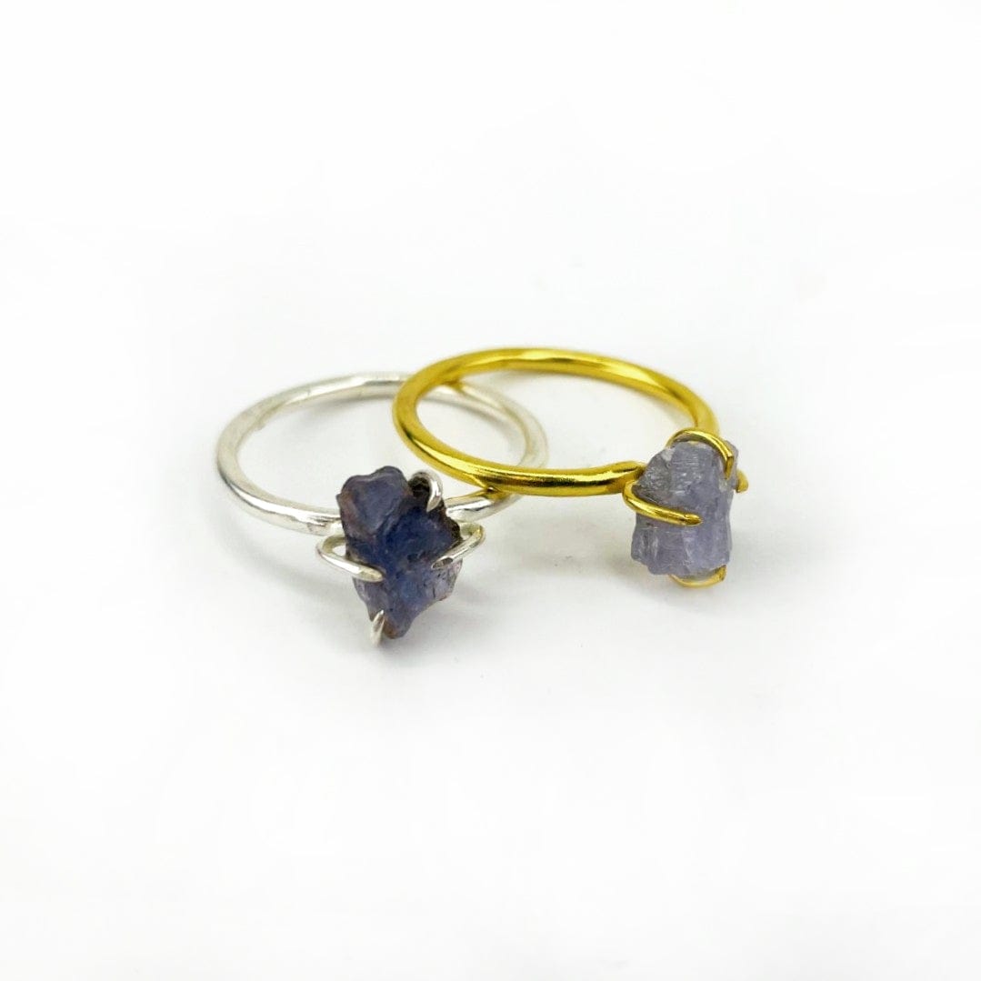 Tanzanite Gemstone Rings in Gold and Silver