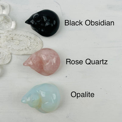 you select your favorite gemstone, available in black obsidian, rose quartz and opalite 