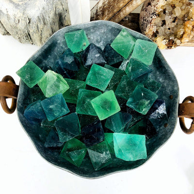 Fluorite Crystal Octahedron - By Size -