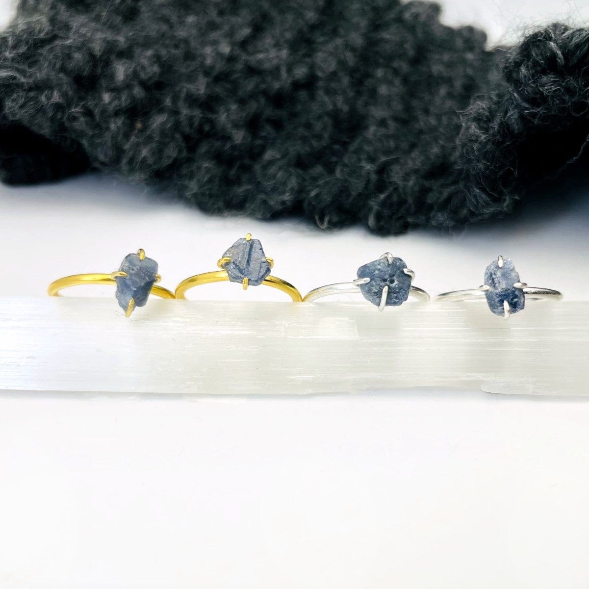 Sapphire Gemstone Rings in Gold and Silver