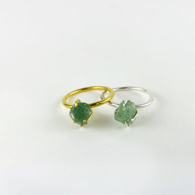Green Aventurine Gemstone Rings