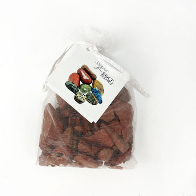Red Jasper Stones - Tied & Tagged in an Organza Bag