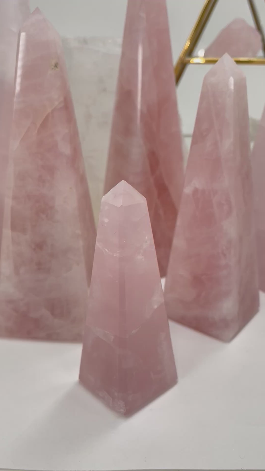 Rose Quartz Tower - By Weight