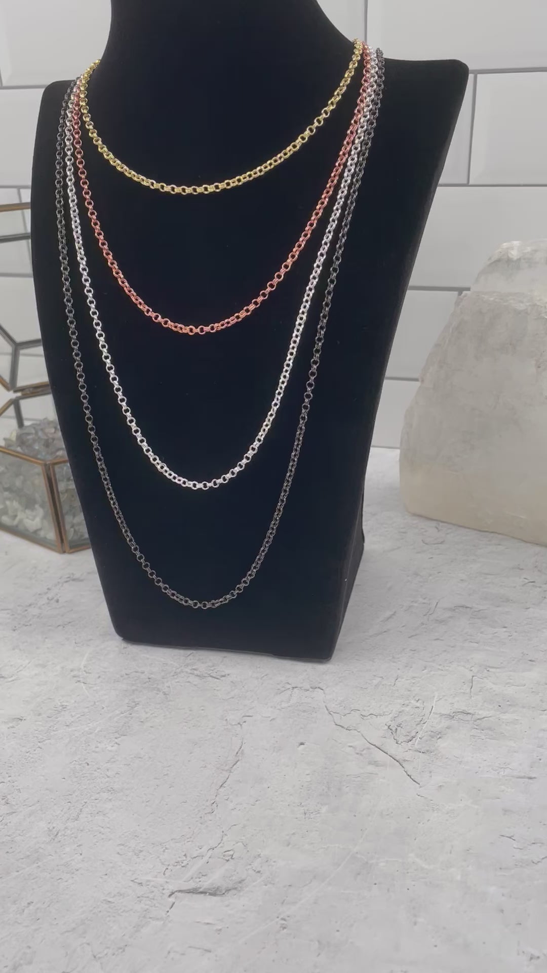 Double Chain Necklace - You Select Style