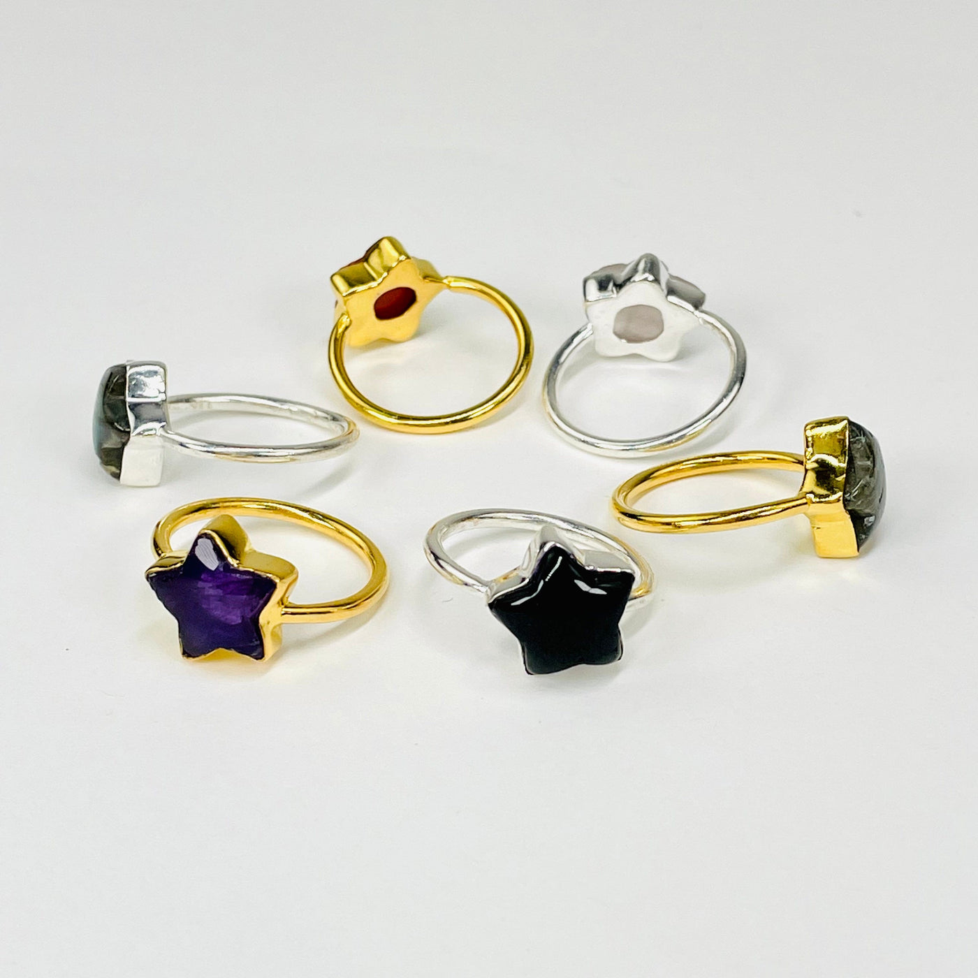 rings displayed at different angles to show the thickness 