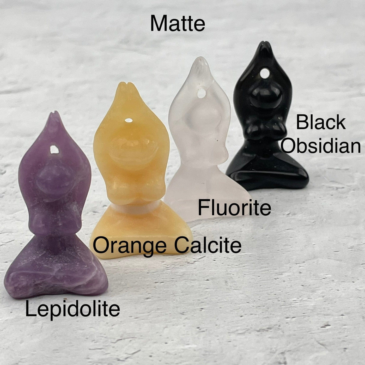 yoga goddess next its crystal name. you select your favorite one