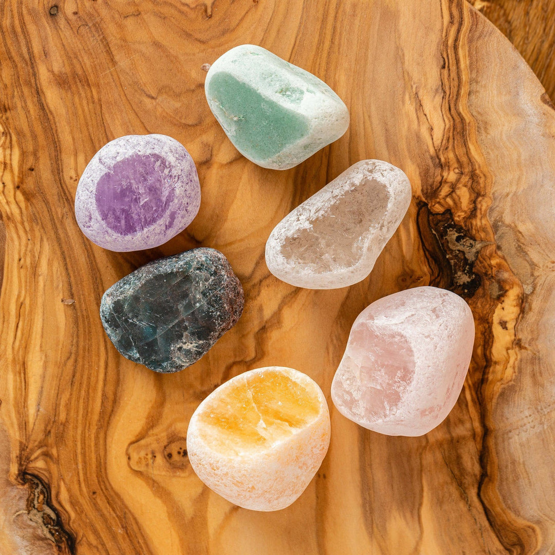 Seer Stone Set Crystal Gazing Scrying - Set of 6 (BOX-72) – Rock