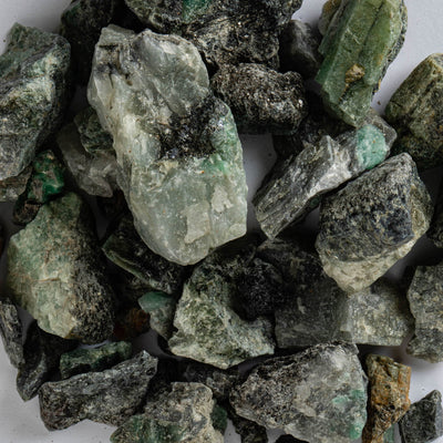 Emerald Stones up close