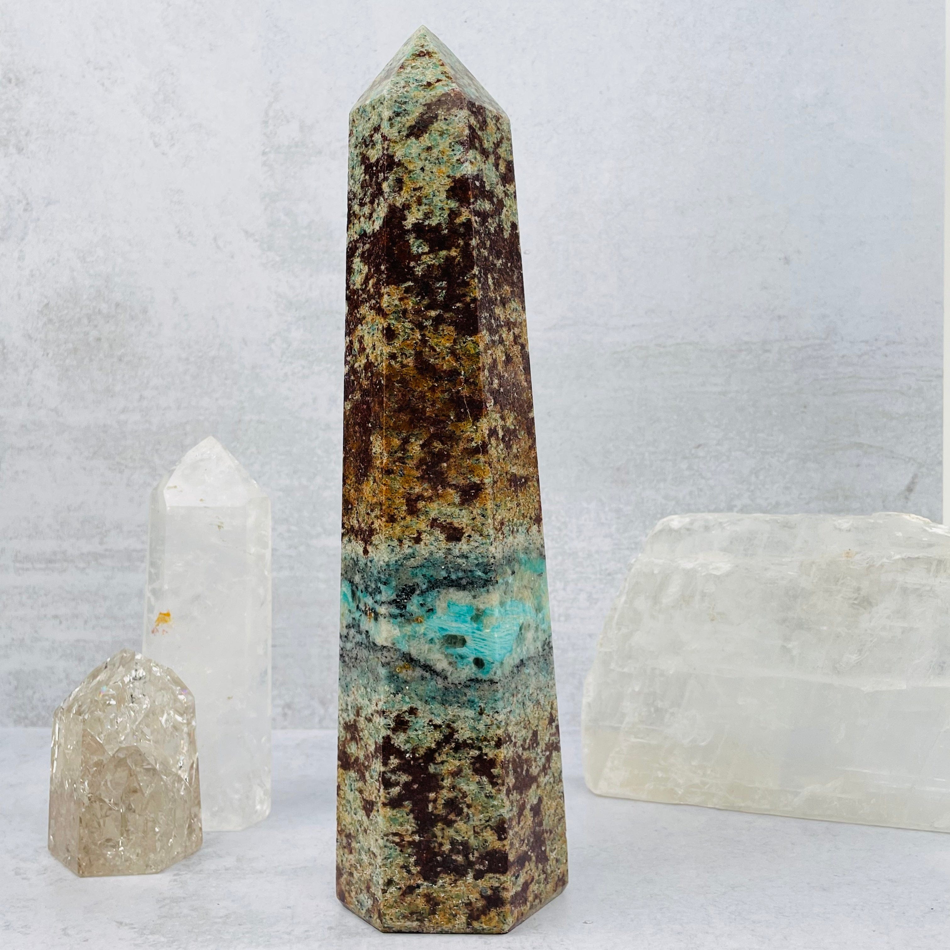 Amazonite Polished Tower Point – Rock Paradise