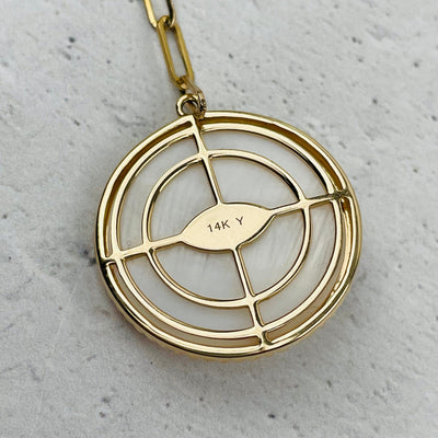 back side of the pendant 