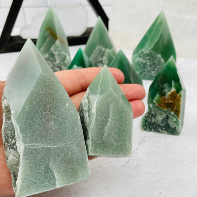 Green Quartz - Polished Points - By Weight