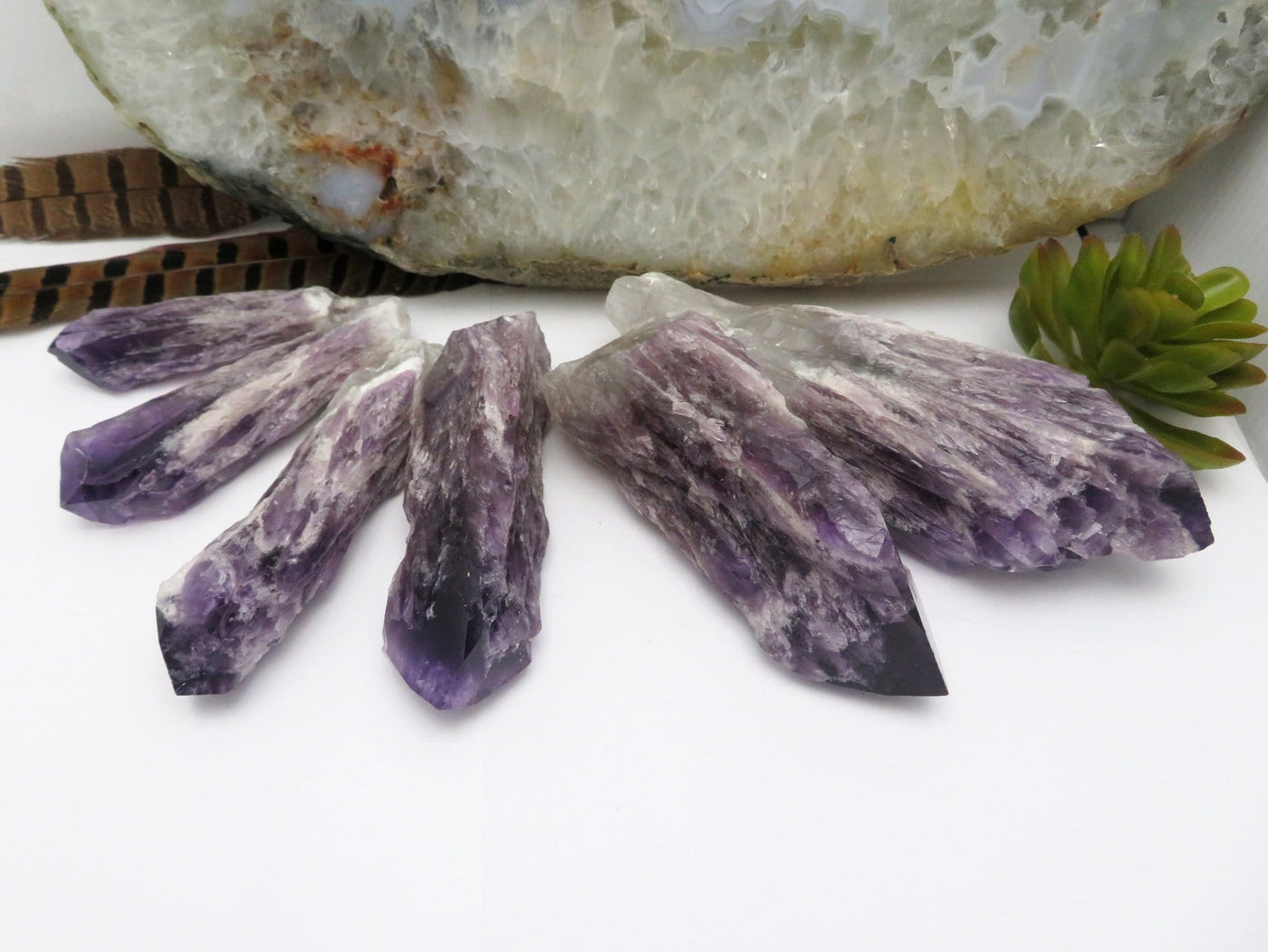 Elestial Amethyst Point teaching from the smallest to the largest