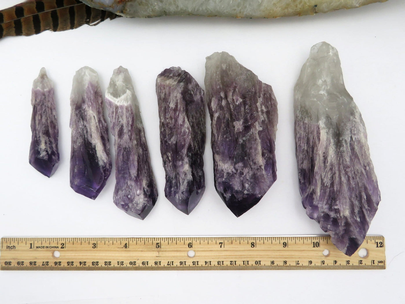 Elestial Amethyst Point - Natural  - By Weight (RK26)
