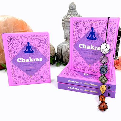 chakras book displayed as home decor 