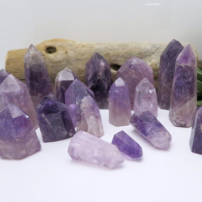 amethyst towers displayed side view for width variation 