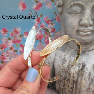 crystal bracelets in a hand