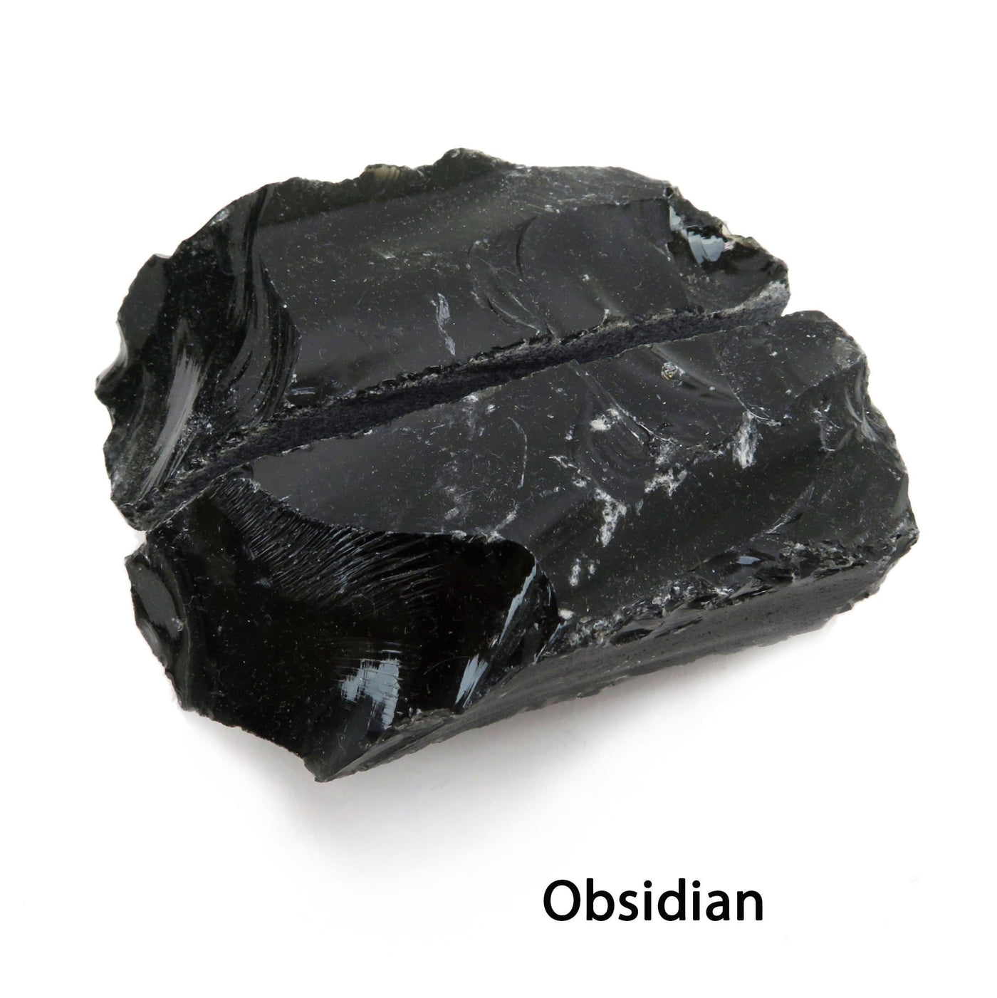Products Natural Stone Place Card Holder - obsidian