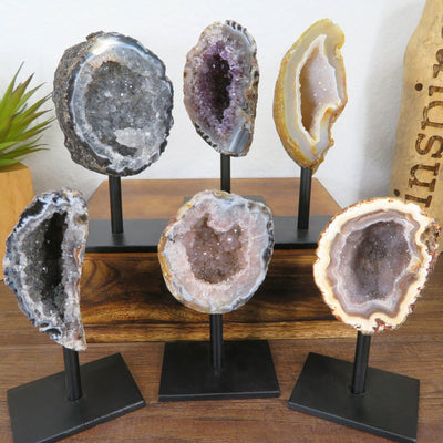 Multiple Shaped Beautiful Geode Decor Home Accents
