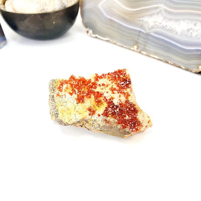 Natural Vanadinite - one on a table