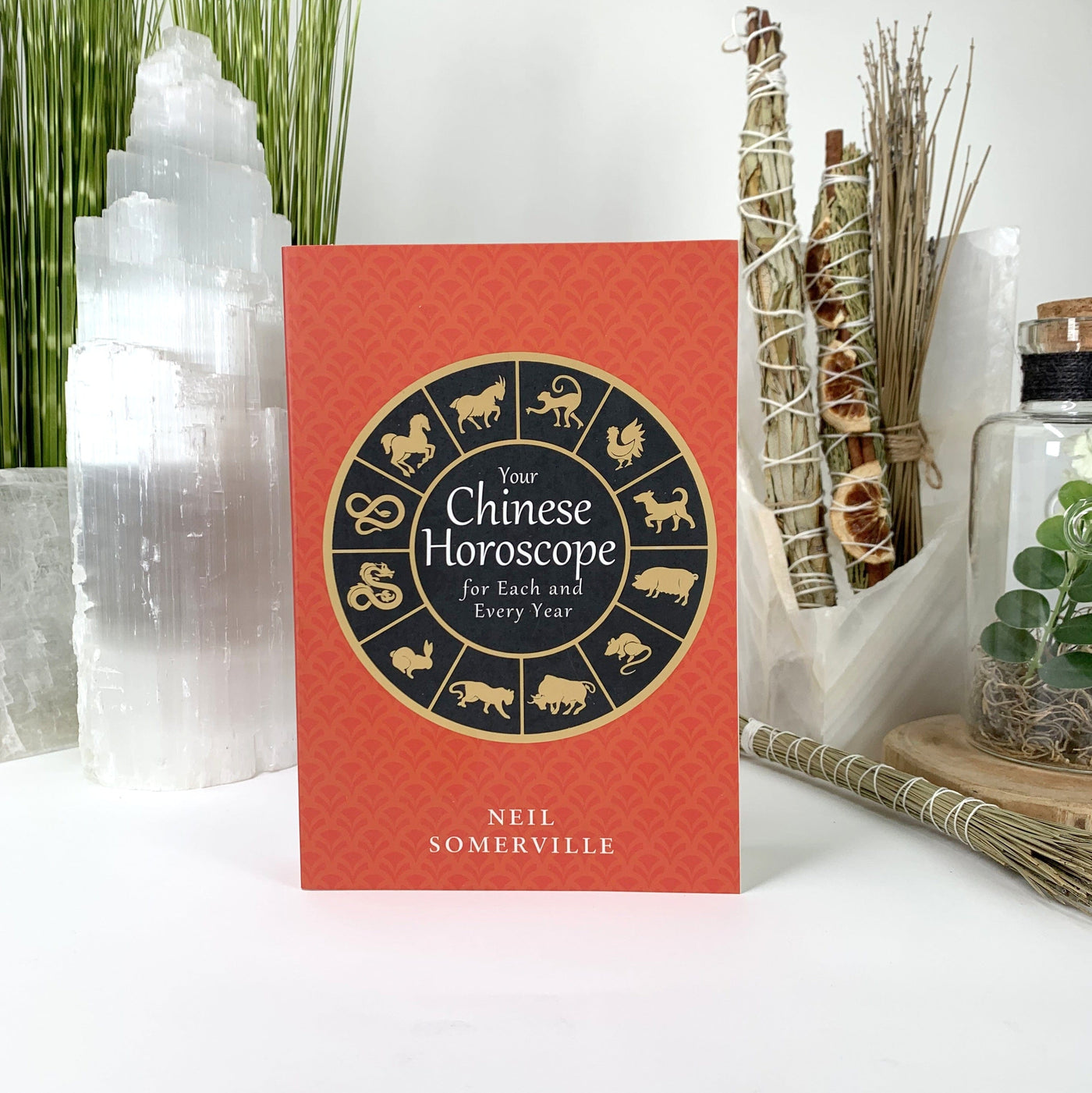 Picture of the front cover of Chinese Horoscope book. 