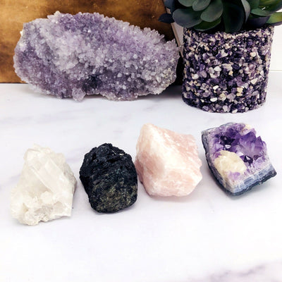 Amethyst~Rose Quartz~Crystal or Tourmaline By the Piece - YOU CHOOSE