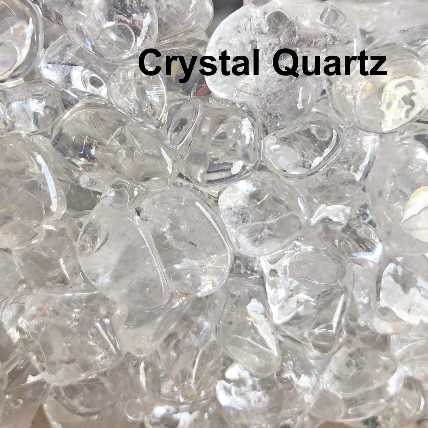 Tumbled Stone Bowl  - crystal 