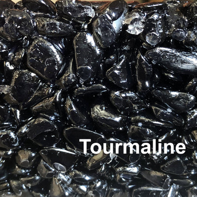 close up of tourmaline bowl