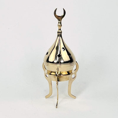 cone burner made out of brass with base stand 