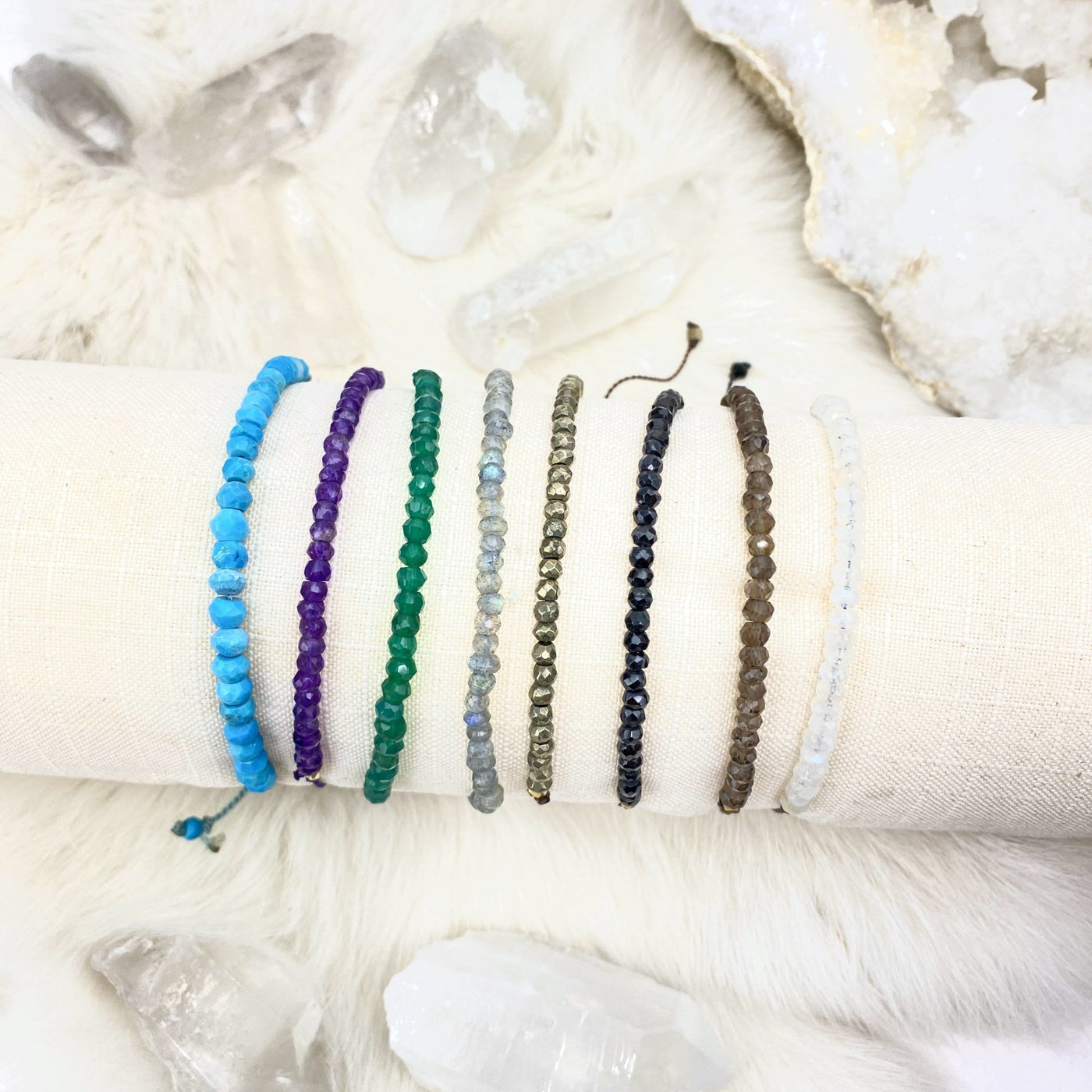 Gemstone Bracelets in all the available stones