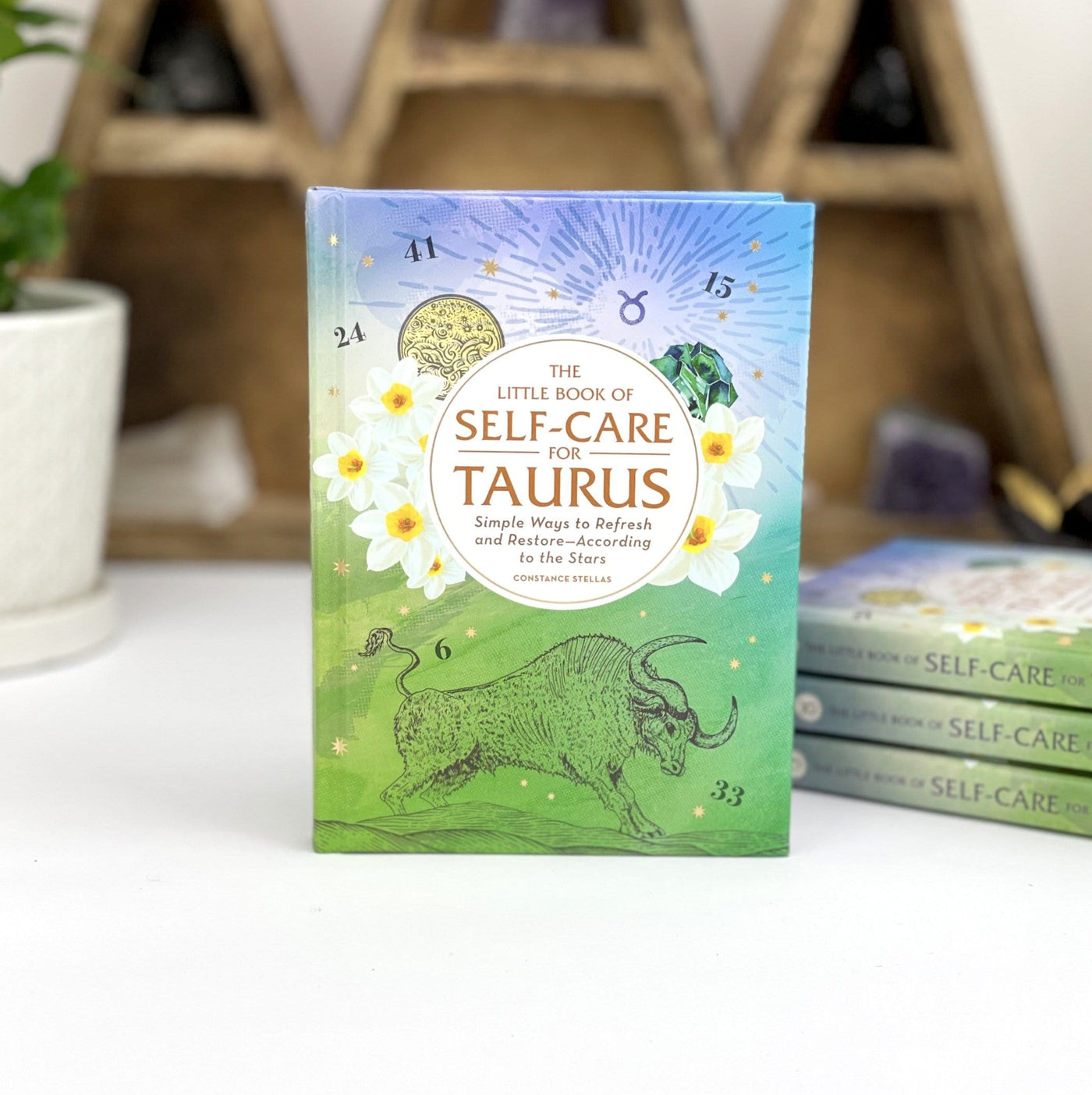  The Little Book of Self-Care for Taurus in blue green