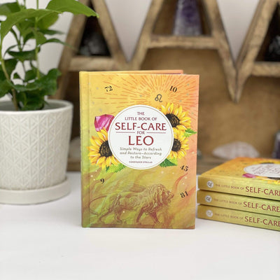 The Little Book of Self-Care for Leo  in yellows orange color 