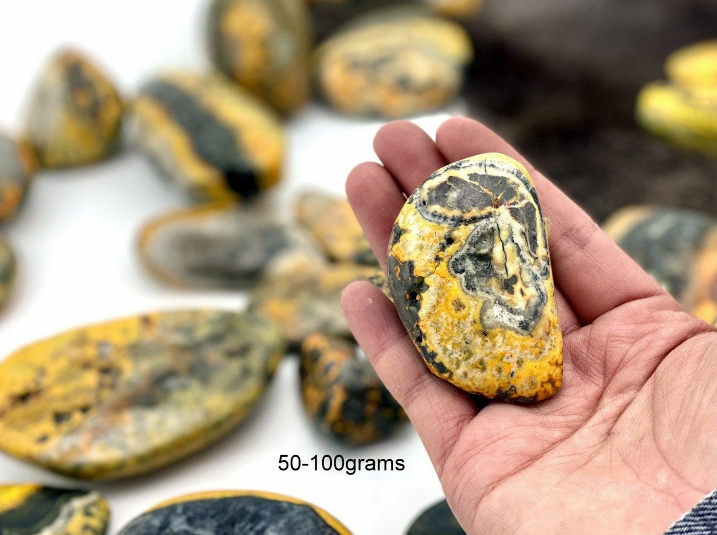 bumble bee jasper available in under 50-100 grams