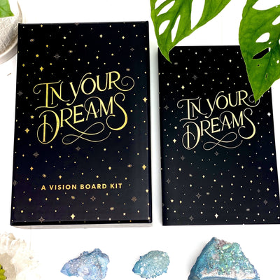 In Your Dreams Vision Board Kit with decorations in the background