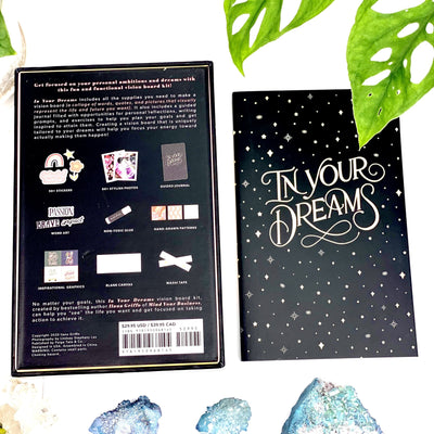 In Your Dreams Vision Board Kit with decorations in the background
